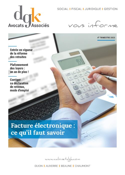 Newsletter DGK AVOCATS 4T2023