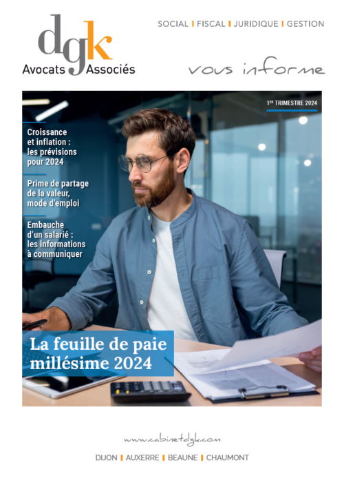 Newsletter DGK AVOCATS 1T2024